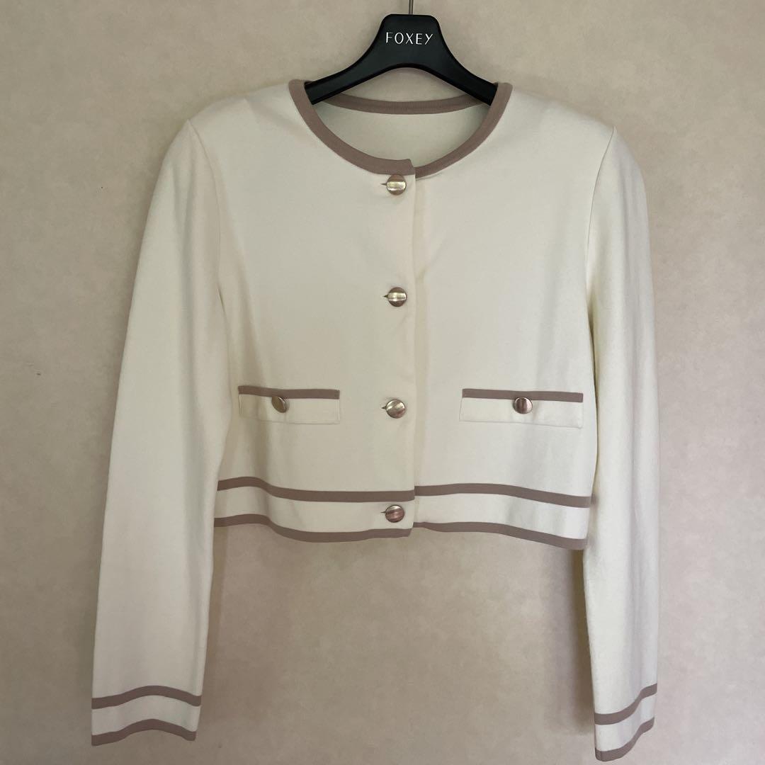 FOXEY フォクシー　カーディガン　ボレロ　ジャケット　40