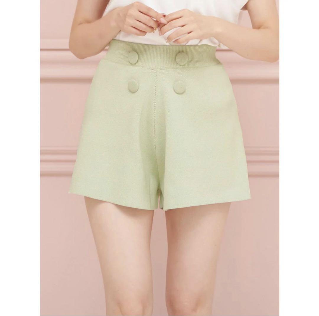Darich ハイウエストニットショートパンツ