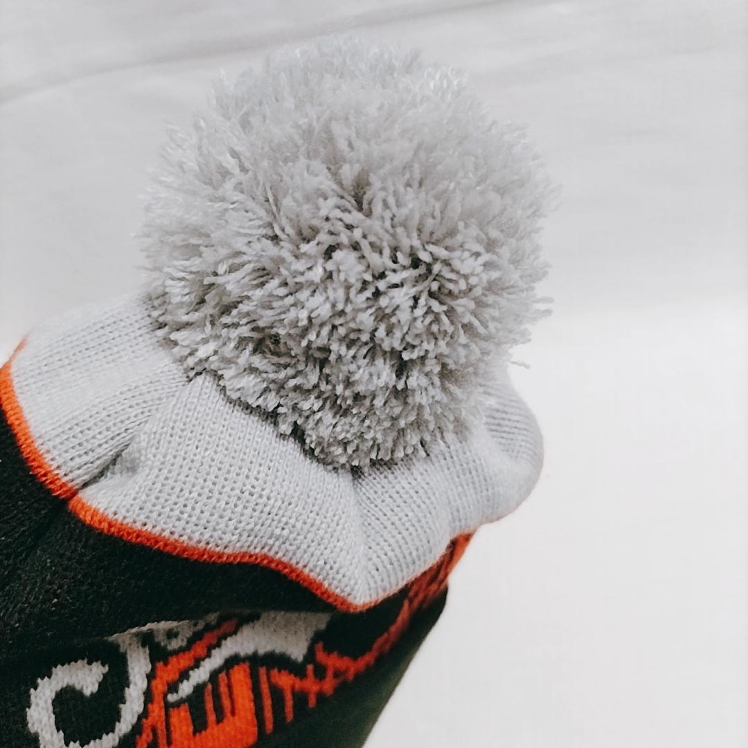 【新品未使用】NEW ERA◆MLB ニット帽 ビーニー ジャイアンツ