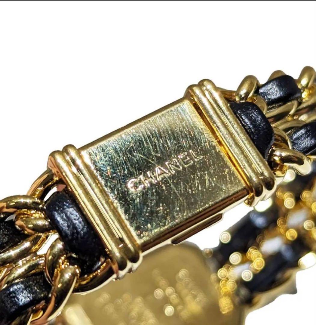 CHANEL オクタゴナル時計 黒金