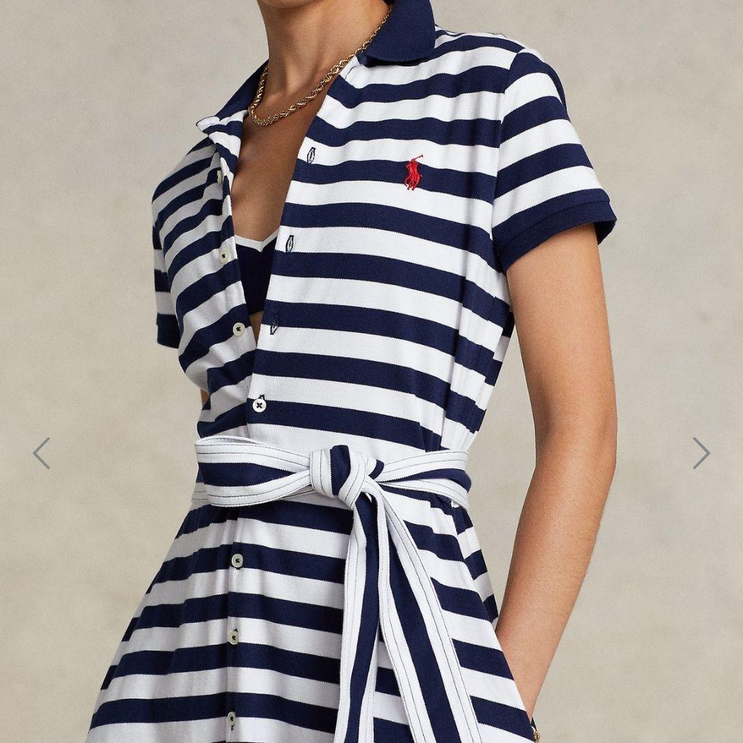 【RALPH LAUREN】ストレッチコットン ミディドレス（送料込み） フローラル ストレッチ コットン ミディ ドレス | ラルフ