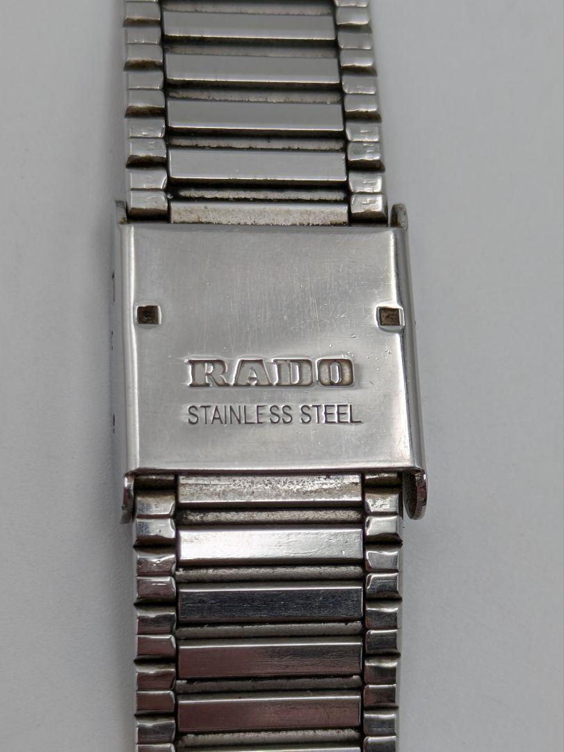 【ジャンク品】RADOラドーダイアスターDIASTAR純正ベルト黒文字盤クオーツ ジャンク品】RADOラドーダイアスターDIASTAR純正ベルト黒文字盤