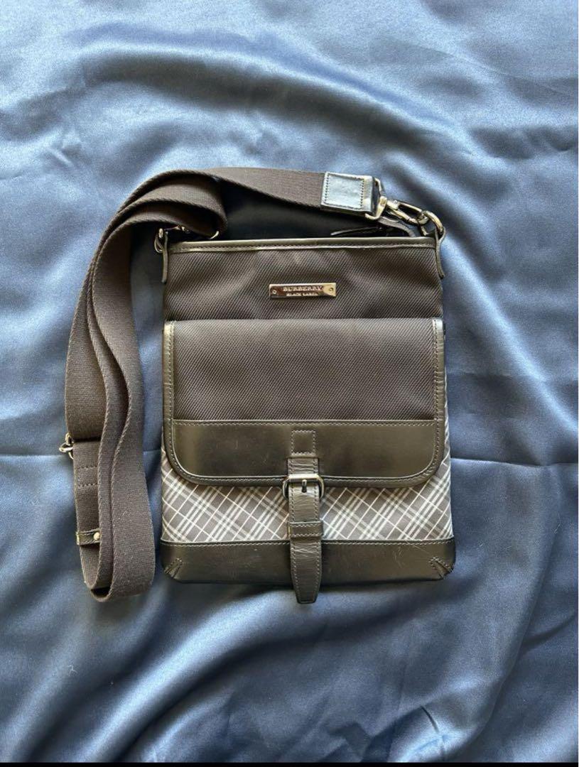 【美品】Burberry BLACK LABEL メンズショルダーバッグ
