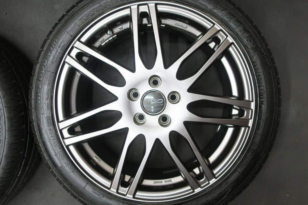 k k様送料込み CDS2 PCD100 5穴 バリ溝 215/45R17