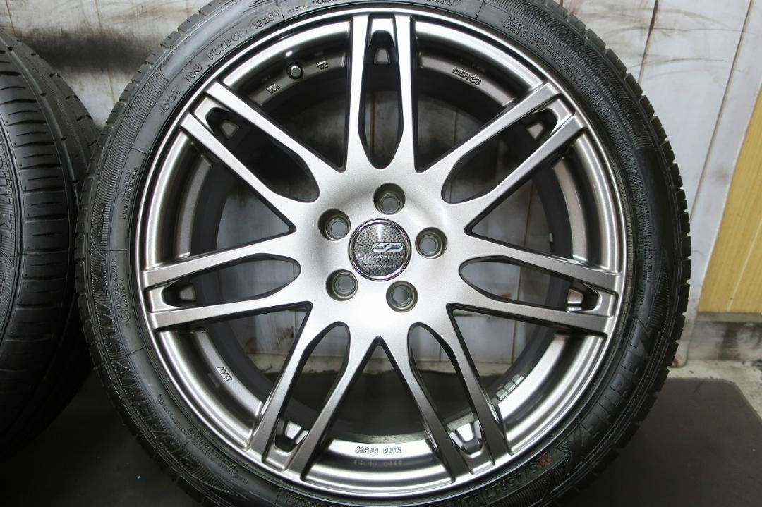 k k様送料込み CDS2 PCD100 5穴 バリ溝 215/45R17