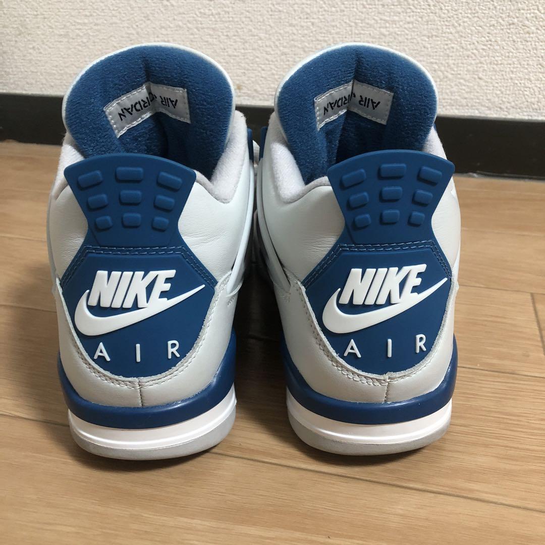 靴 Air Jordan 4 Retro \"Industrial Blue\"