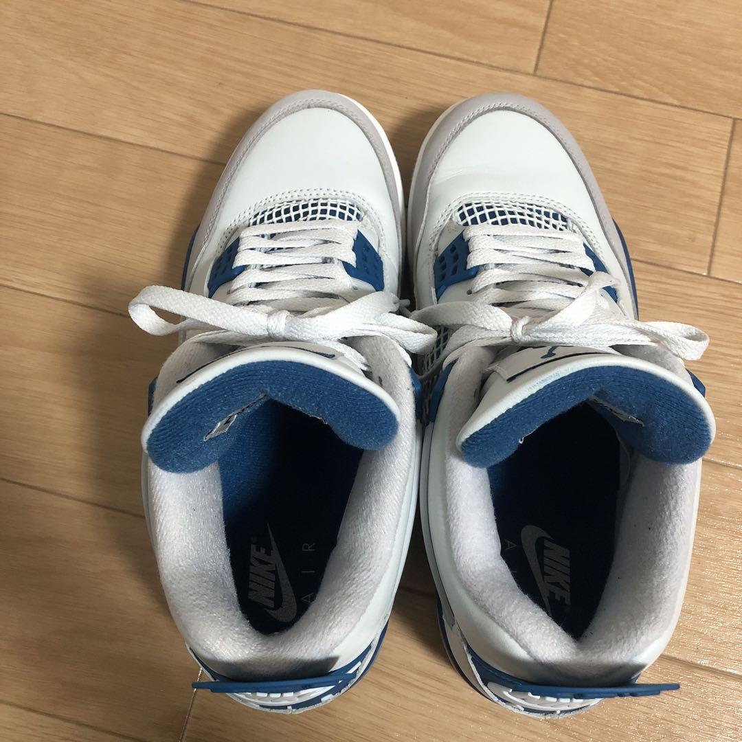 靴 Air Jordan 4 Retro \"Industrial Blue\"