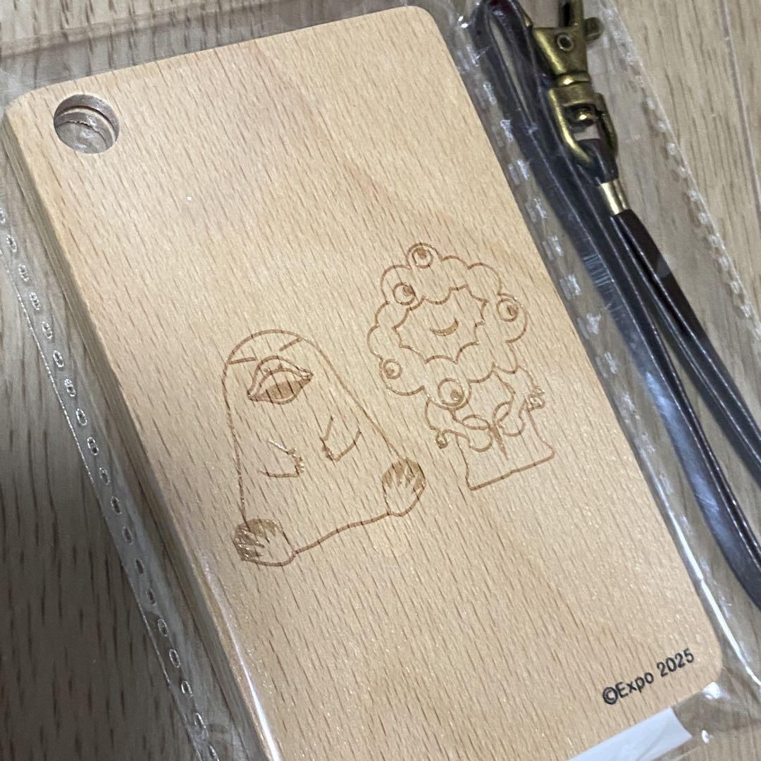大阪 関西 万博 ICOCA ミャクミャク 木製パスケース B 未開封