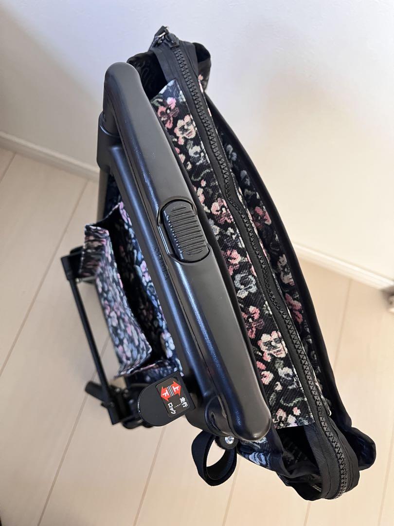 美品⭐️島製作所 ショッピングカートサイドカー　メロディスムーズST 小花柄　軽量