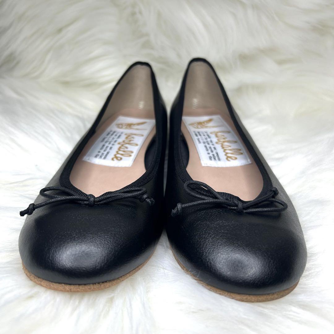 ✨極美品✨【ファルファーレ】フラット バレエシューズ レザー 日本製 40