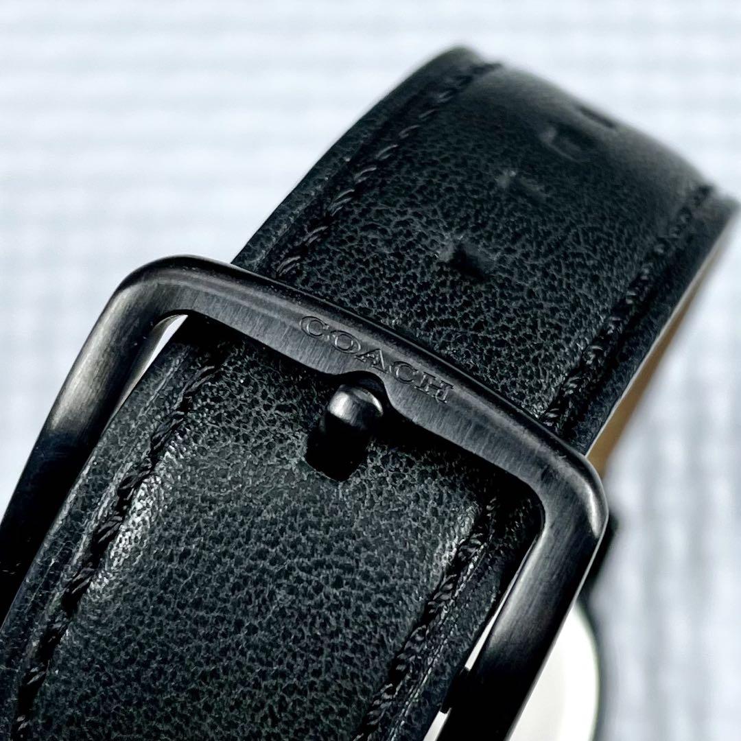 【稼動品】COACH/コーチ　ブリーカー　メンズ　腕時計　デイト　ダークグリーン