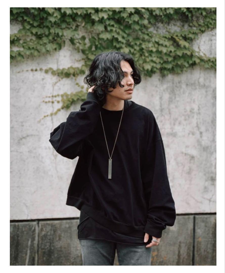 PRY/ Balloon-sleeve Sweatshirt シュウト ブラック