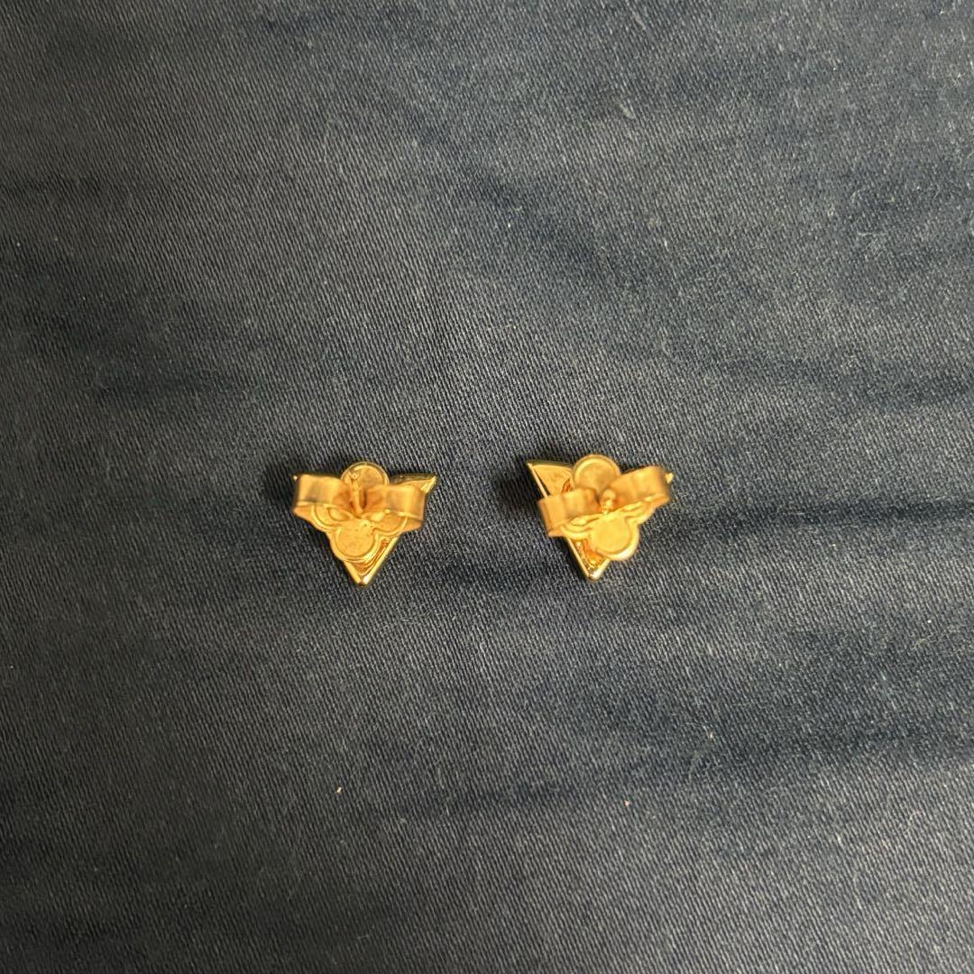LOUIS VUITTON ゴールドピアス　本物