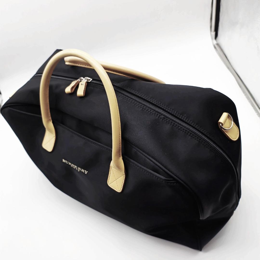 sHow　BURBERRY GOLF ブラックダッフルバッグ