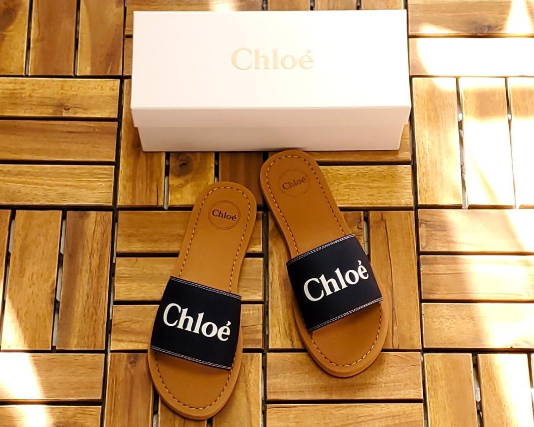 Chloe kids クロエ 大人もOK スライドサンダル 24~24.5cm