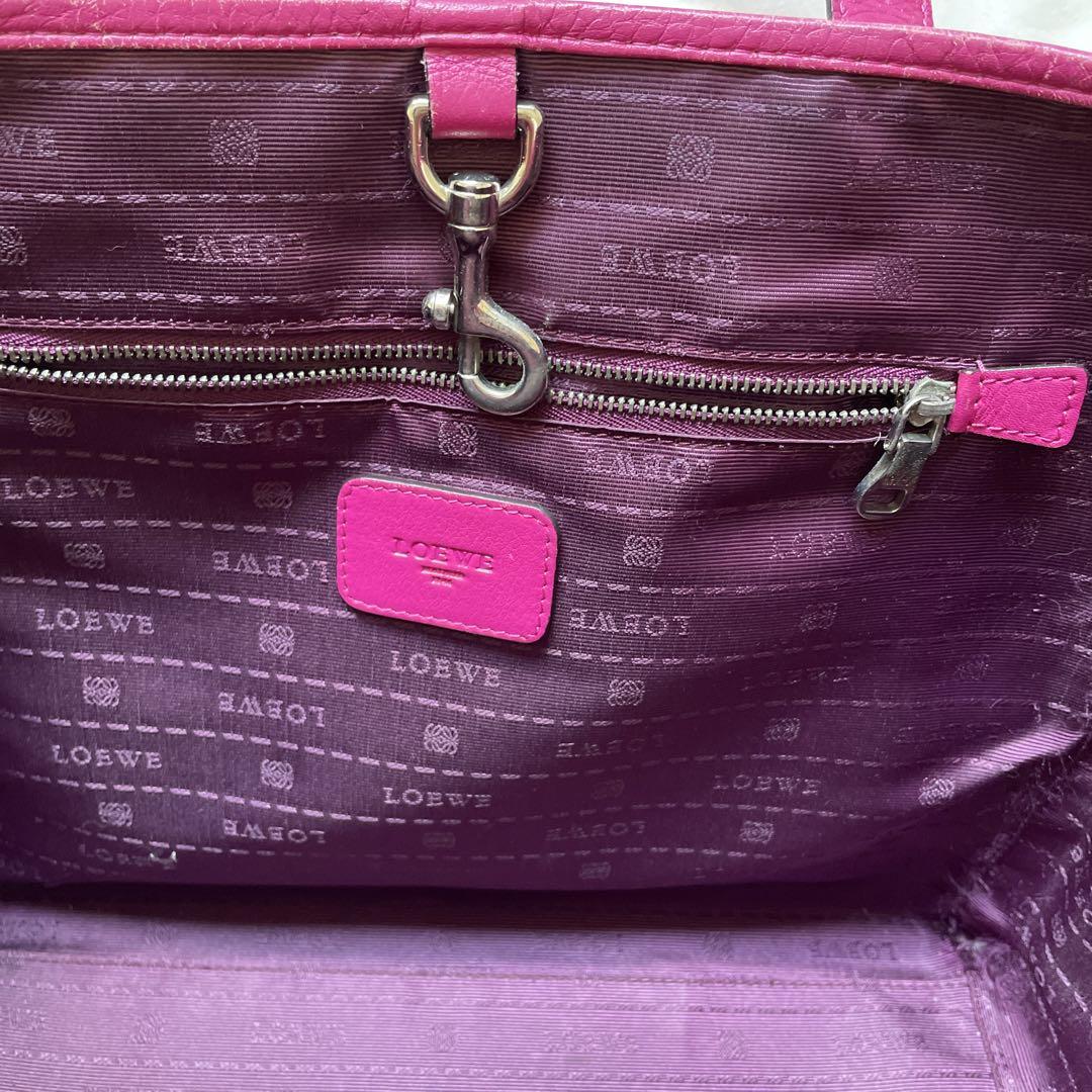 スモール デュナス ピンク 386.79.H43 カーフ LOEWE ロエベ