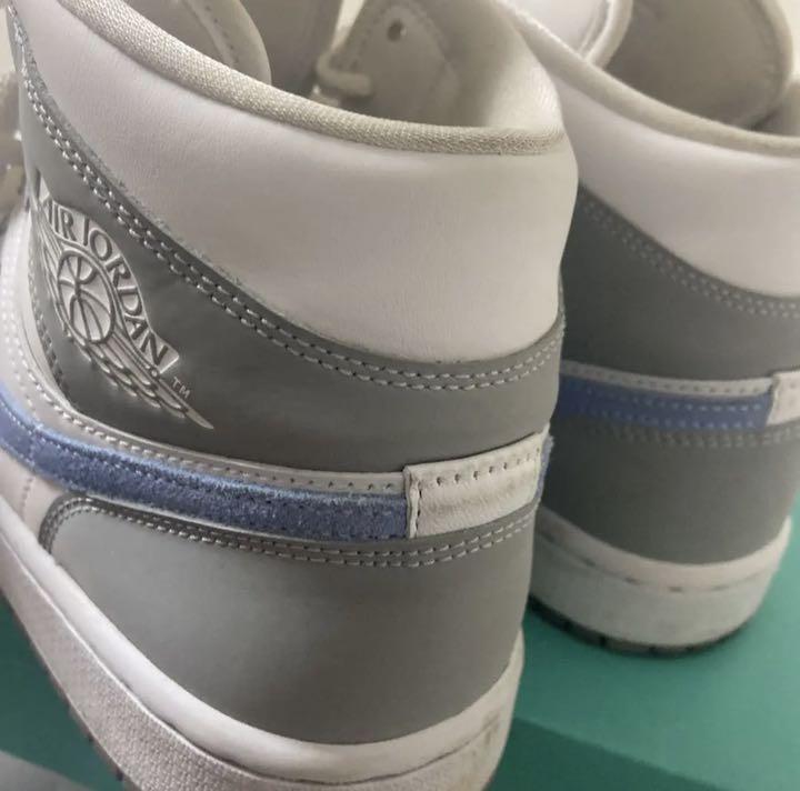 2022豊富な NIKEウィメンズ エアージョーダン1MID Ysaf0-m98034149002 ウルフグレー 新作在庫