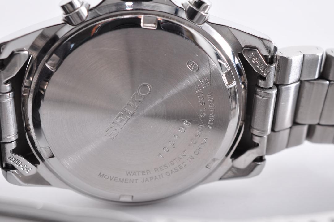 SEIKO セイコー クロノグラフ 7T92-0DW0 クォーツ 腕時計
