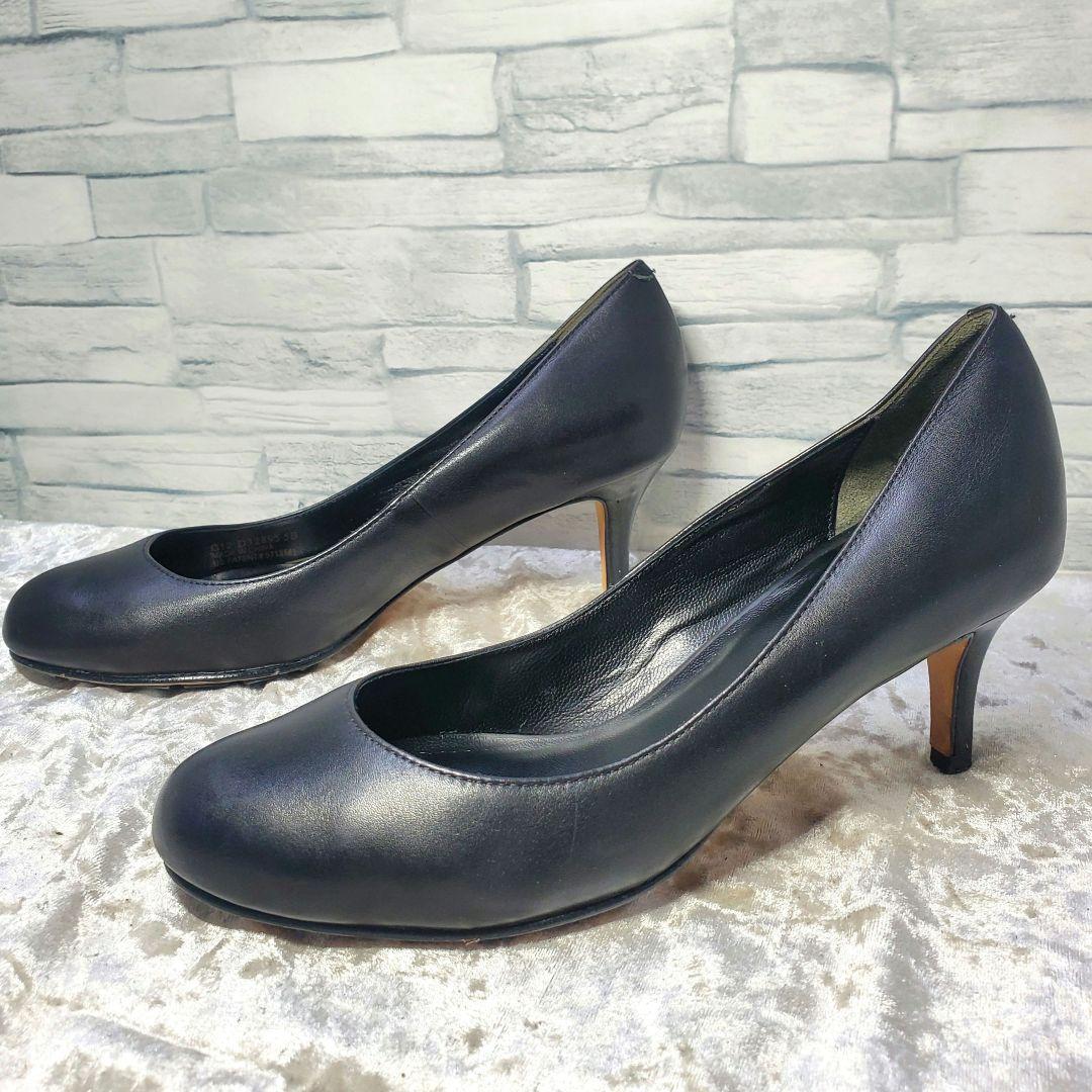 COLE HAAN コールハーン 22cm パンプス 黒 レザー 5B - 靴快適