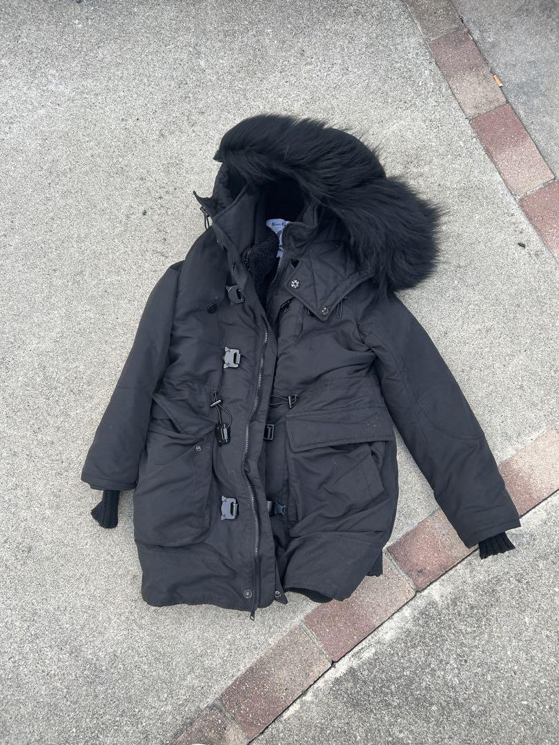 ジャケット・アウター 00s volume fur coat black archive
