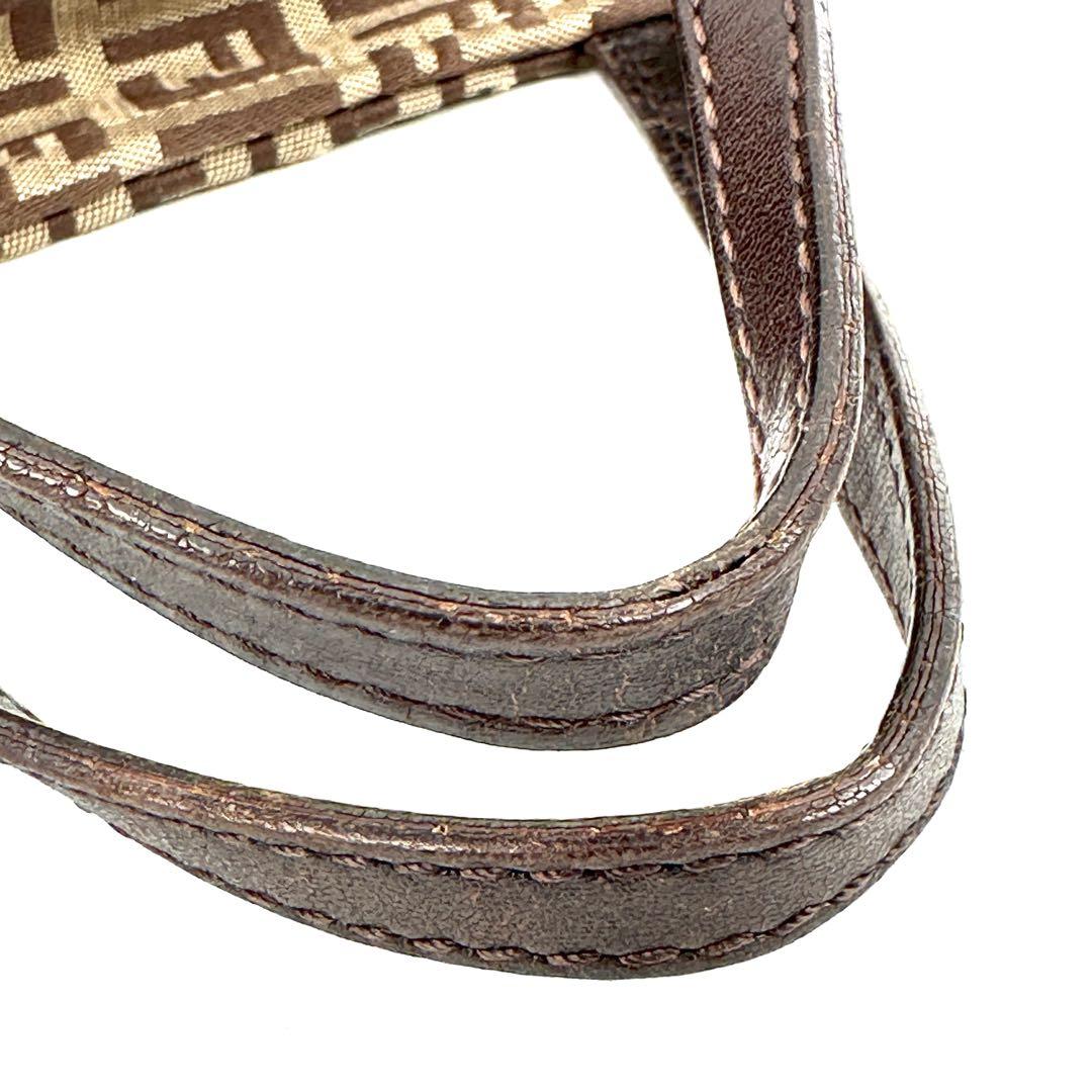 Fendi トートバッグ ブラウン キャンバス