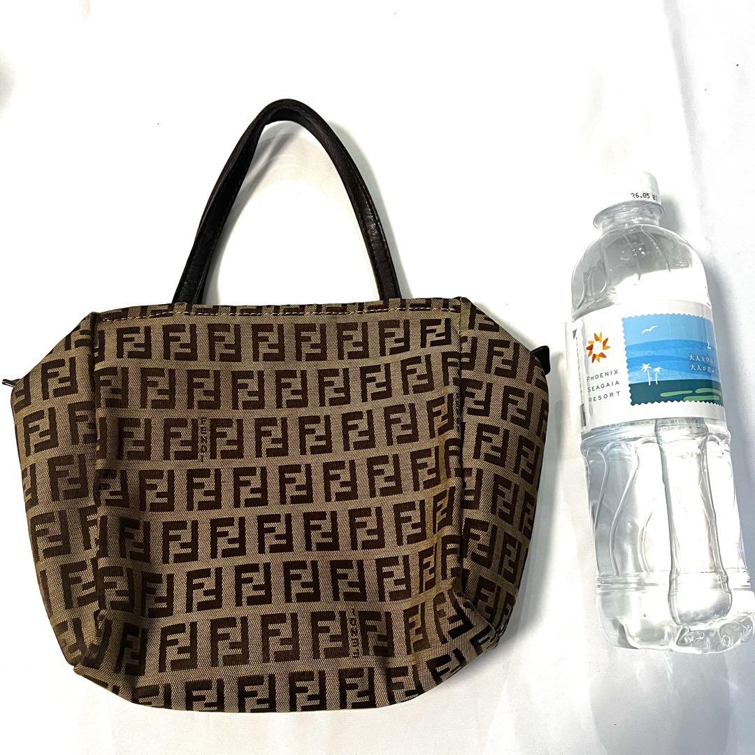 Fendi トートバッグ ブラウン キャンバス