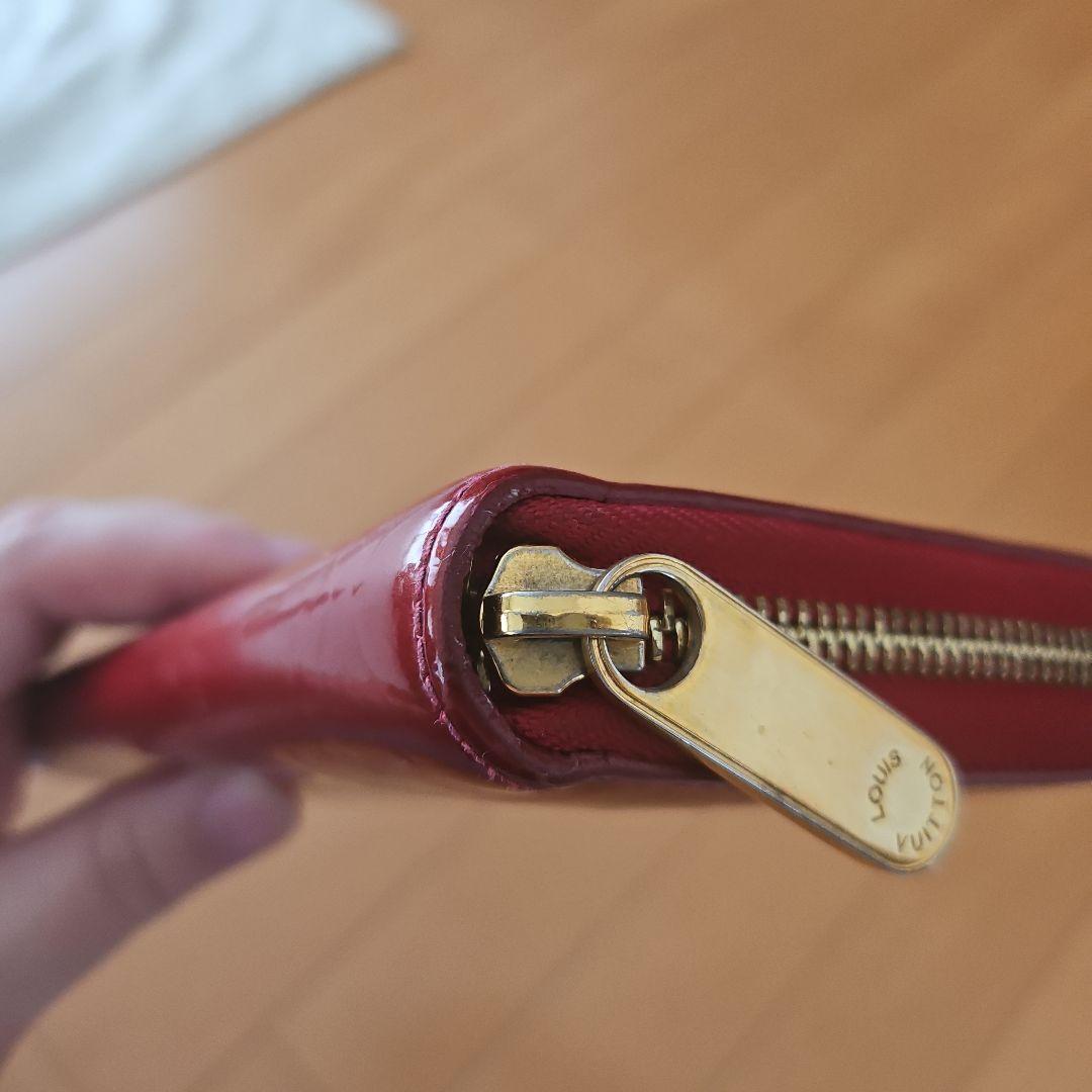 ひろさま専用　ルイヴィトンのヴェルニの赤い長財布