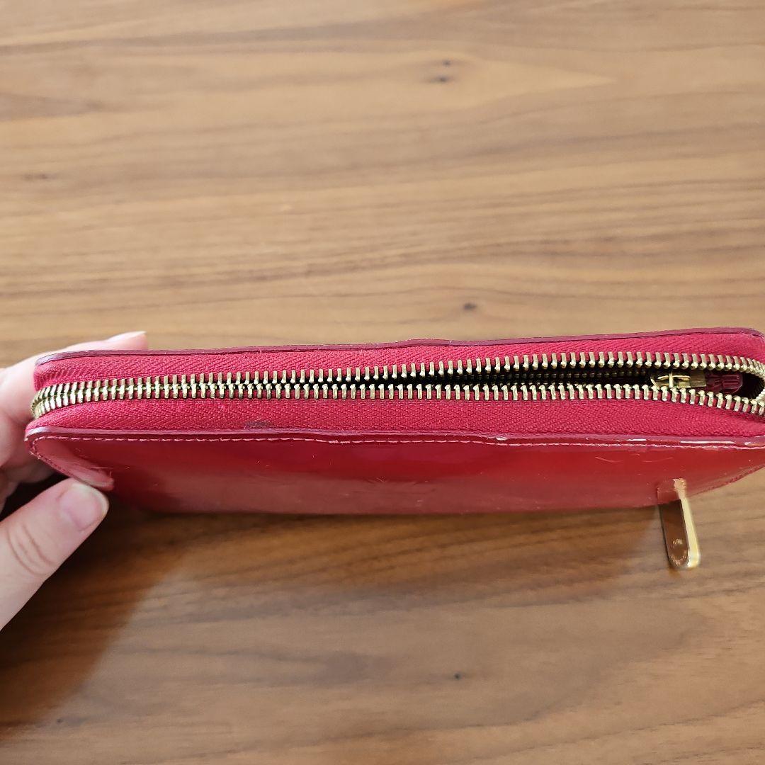 ひろさま専用　ルイヴィトンのヴェルニの赤い長財布
