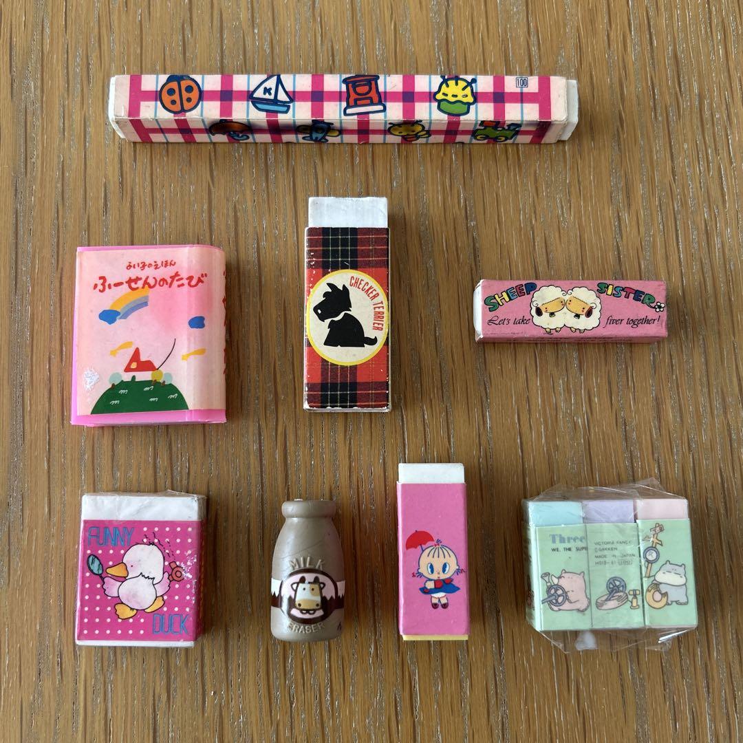 未使用】昭和 レトロ 消しゴム 26点セットの通販 by たんたん's shop｜ラクマ