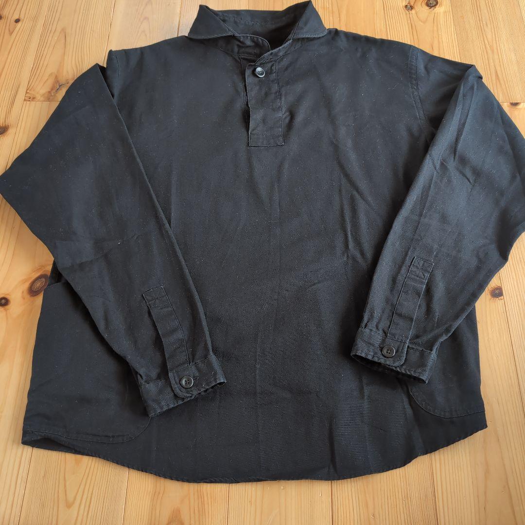 LOLO ロロ　プルオーバーシャツ　XL ブラック