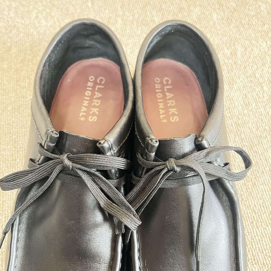 美品✨クラークス Clarks ワラビー ブラック レザー モカシン 27.0㎝
