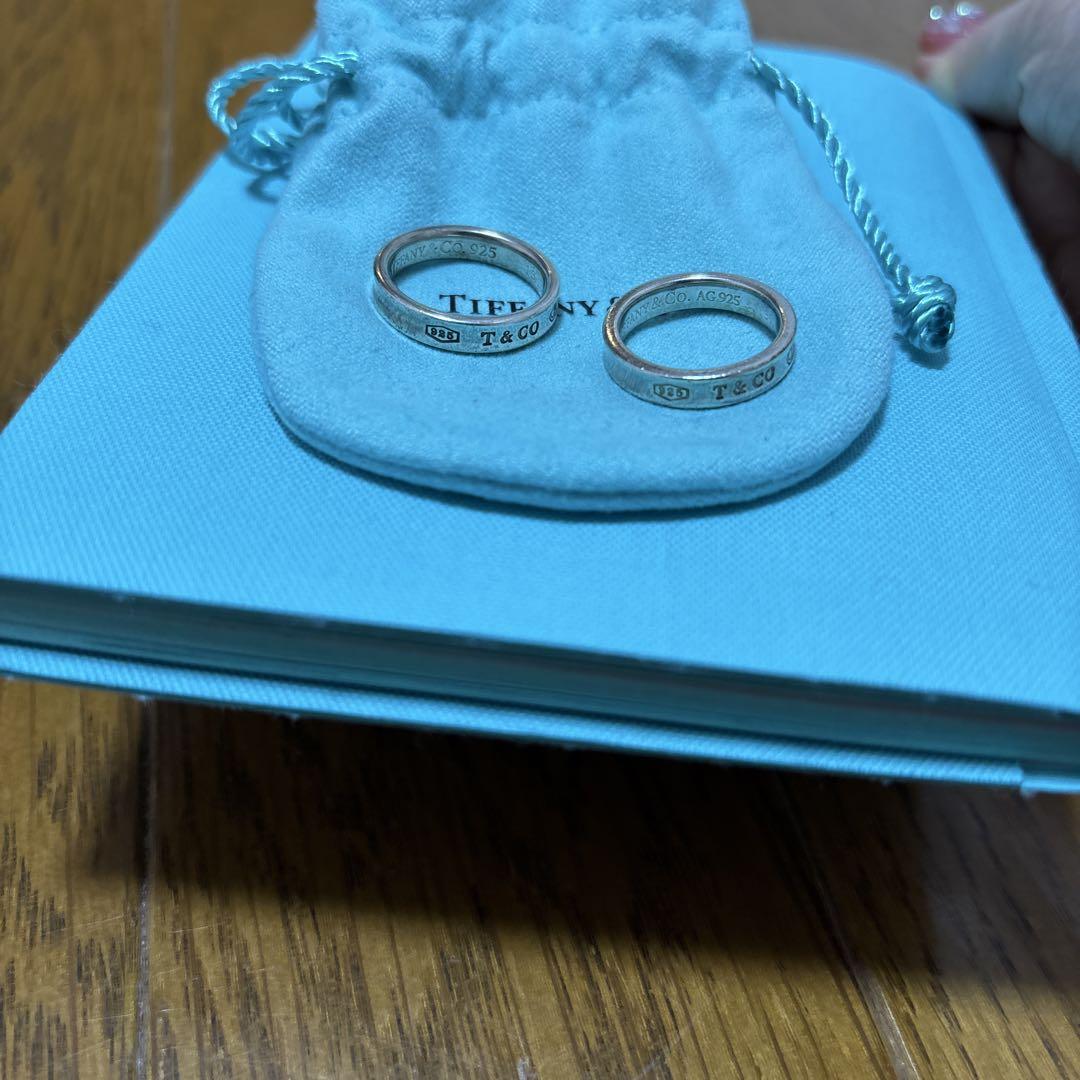 ♡Tiffany ティファニー1837™リングシルバーナローペア♡