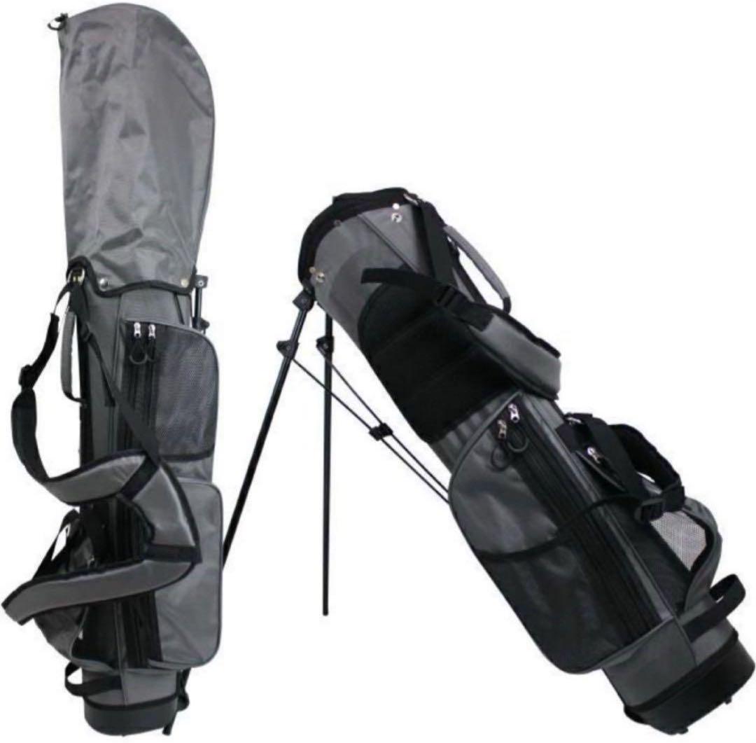 【新品】6.5インチ　スタンドバッグ クラブケース　シルバー