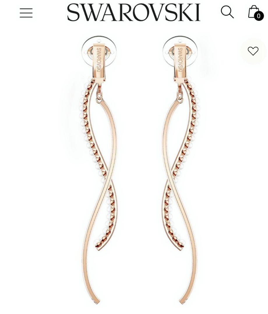 すめです SWAROVSKI ユナイテッドアローズ IENA RqV0Q-m98043880222 Major パールイヤリング レディース