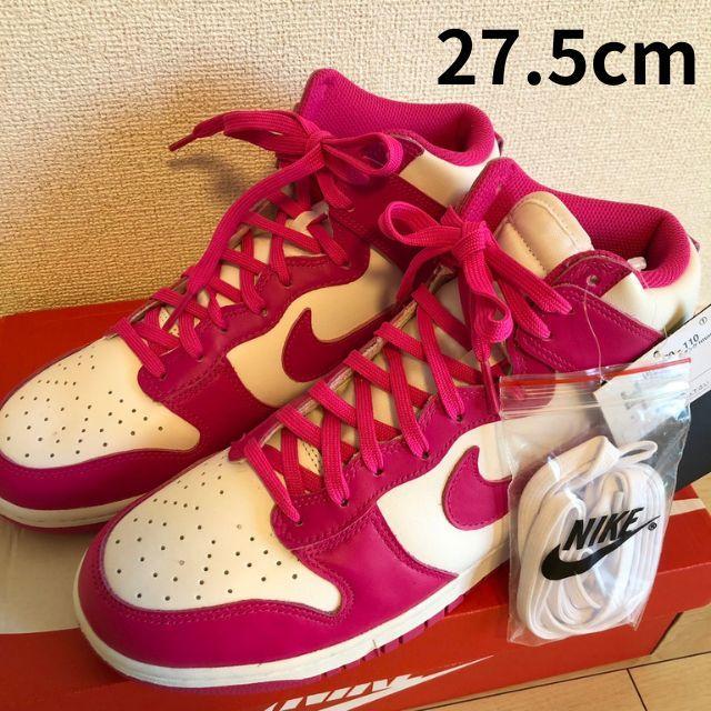 ナイキ ダンク ハイ ピンクプライム 27.5 新品 DD1869-110