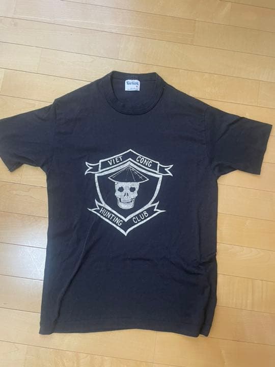 スカル　ヴィンテージTシャツ　ミリタリー