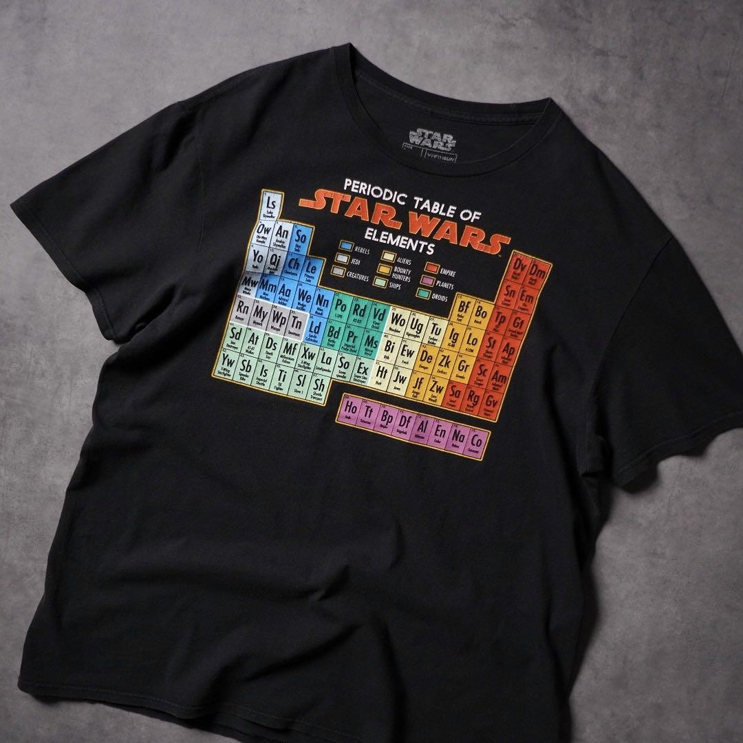 00s~10s STAR WARS 周期表 ムービーTシャツ 映画 00s~10s STAR WARS 周期表 ムービーTシャツ 映画