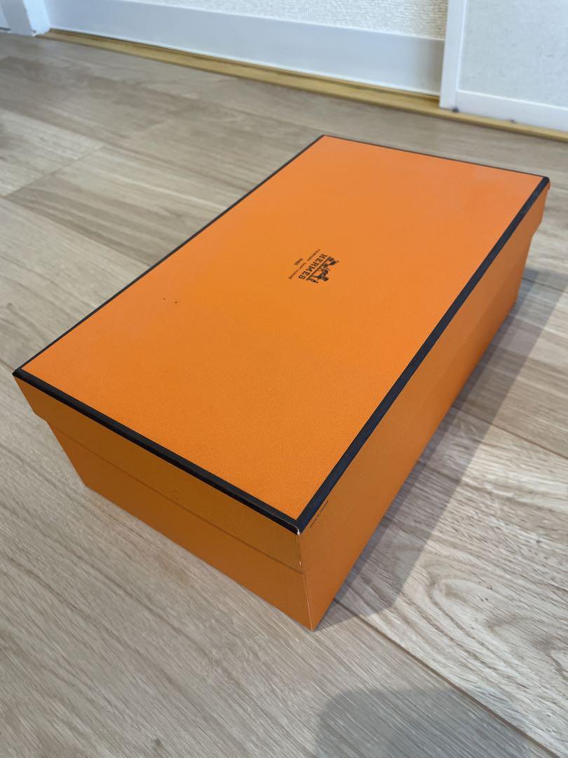 [箱付き] 良品 エルメス ローファー パンプス シューズ ブラック 38