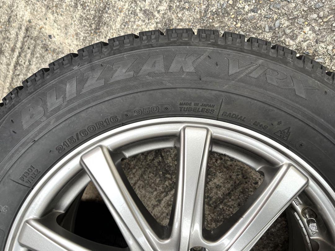 215/60R16 ブリヂストン ブリザック スタッドレス アルミホイール付き