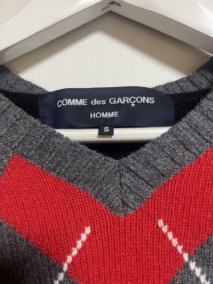 COMME des GARÇONS  Homme アーガイル柄　セーター