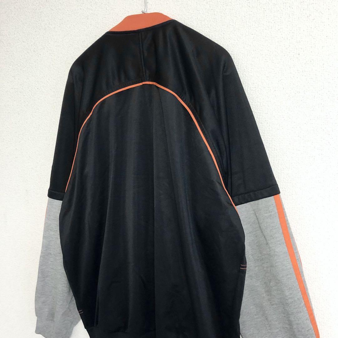 レア 80s adidas レイヤード トラック ジャケット 万国旗タグ　XL