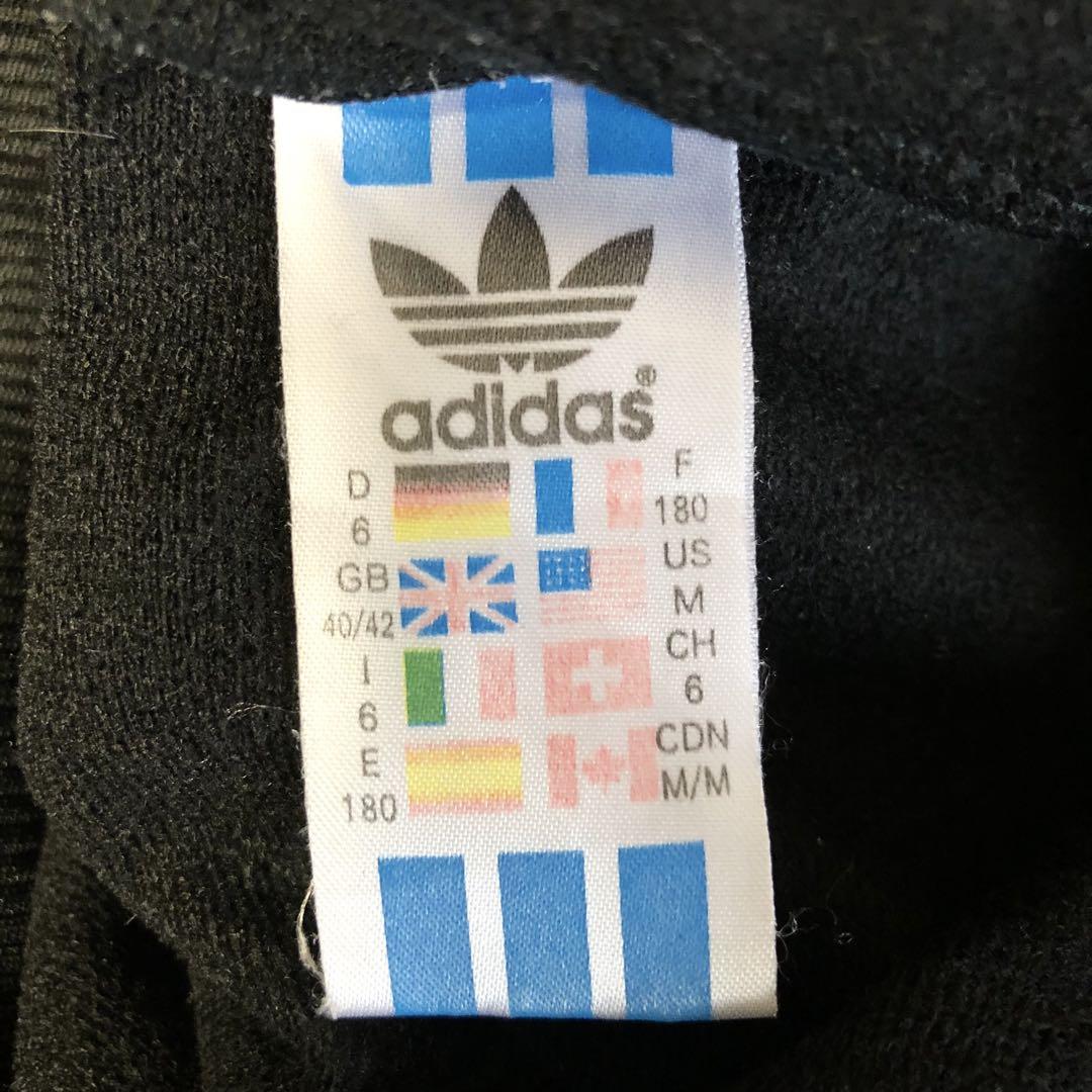 レア 80s adidas レイヤード トラック ジャケット 万国旗タグ　XL