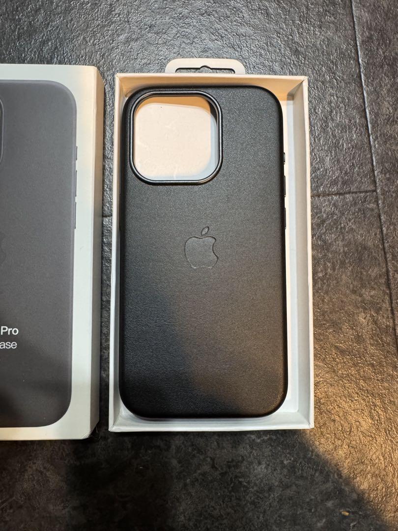 Apple純正 iPhone 15Pro レザーケース MagSafe対応