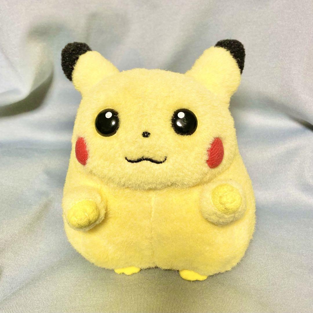 本日発送可能❗【希少】【レトロ】初期 ピカチュウ ぬいぐるみ ポケモン ぬいぐるみ 初期 ピカチュウ TOMY tomy 当時物 希少