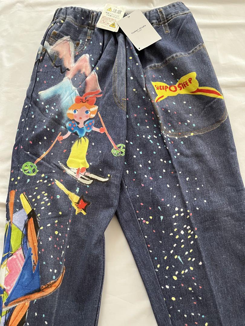 新品　ワコール　ツモリチサト　デニム風　パンツ　Mサイズ 新品✨ワコールWacoal ツモリチサト デニム風パンツ Mサイズ