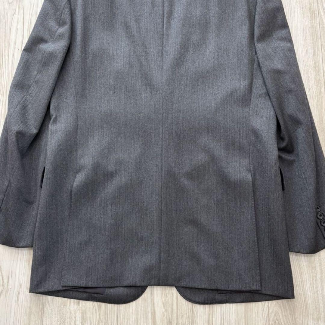 【美品】J.PRESS スーツ A8 XL グレー シルク混 ワンタック 春秋冬