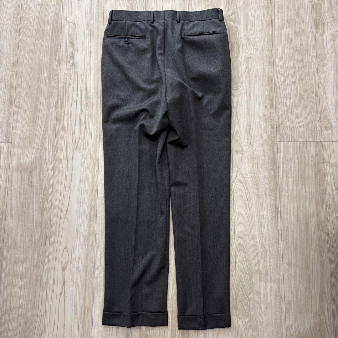 【美品】J.PRESS スーツ A8 XL グレー シルク混 ワンタック 春秋冬
