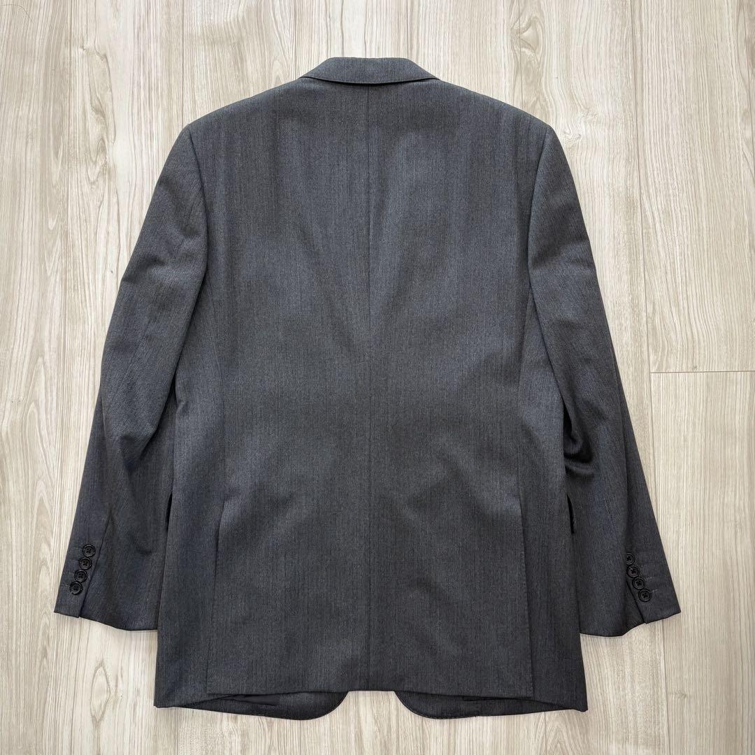 【美品】J.PRESS スーツ A8 XL グレー シルク混 ワンタック 春秋冬
