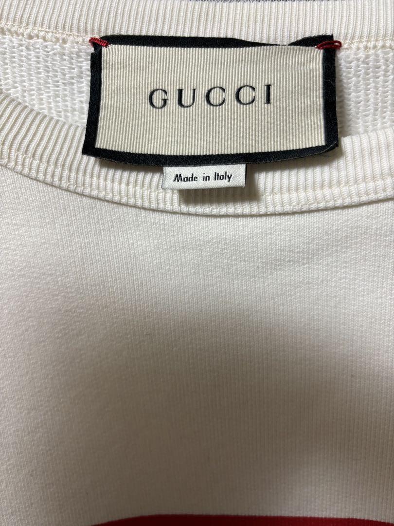GUCCI ストライプデザイン スウェット　Sサイズ
