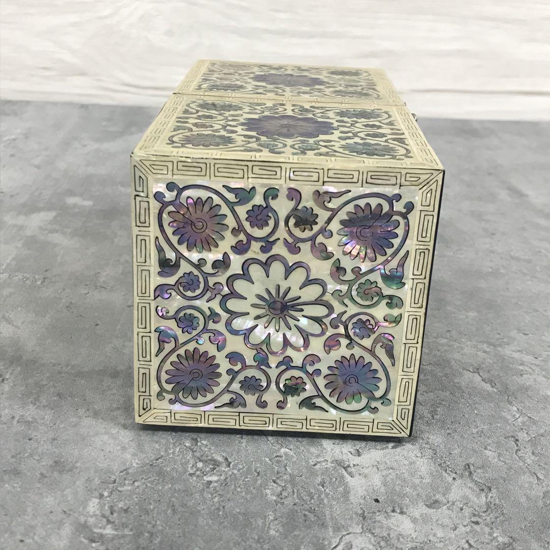❤︎韓国伝統工芸品❤︎ 螺鈿細工アクセサリーボックス ◇韓国伝統工芸品 螺鈿細工 ジュエリーボックス 小物入れ